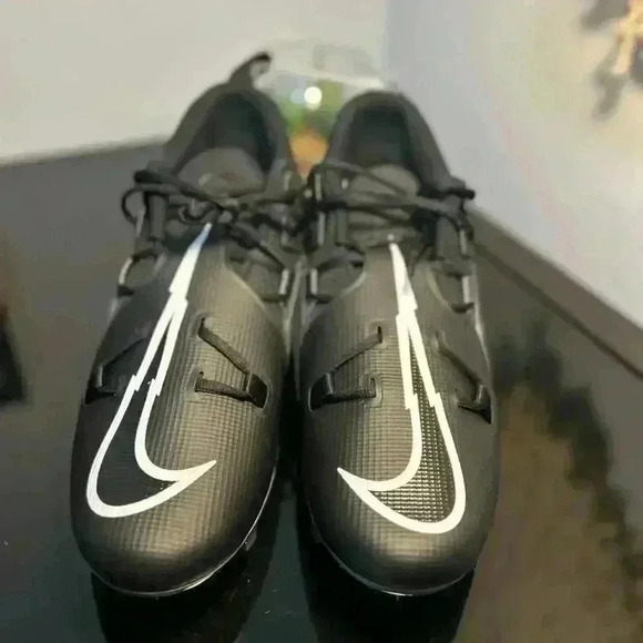 Men's Nike Alpha Menace Pro 3 Shadow Black Football Cleats DM1788-001 Size 13 - Picture 5 of 7
